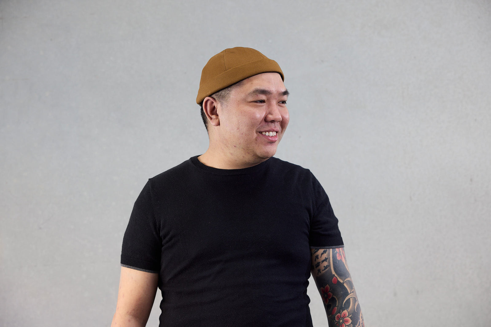 Man wearing a cap