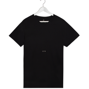 Sifr - Black Premium Pima Crew Neck Logo Tee - The Suitcase