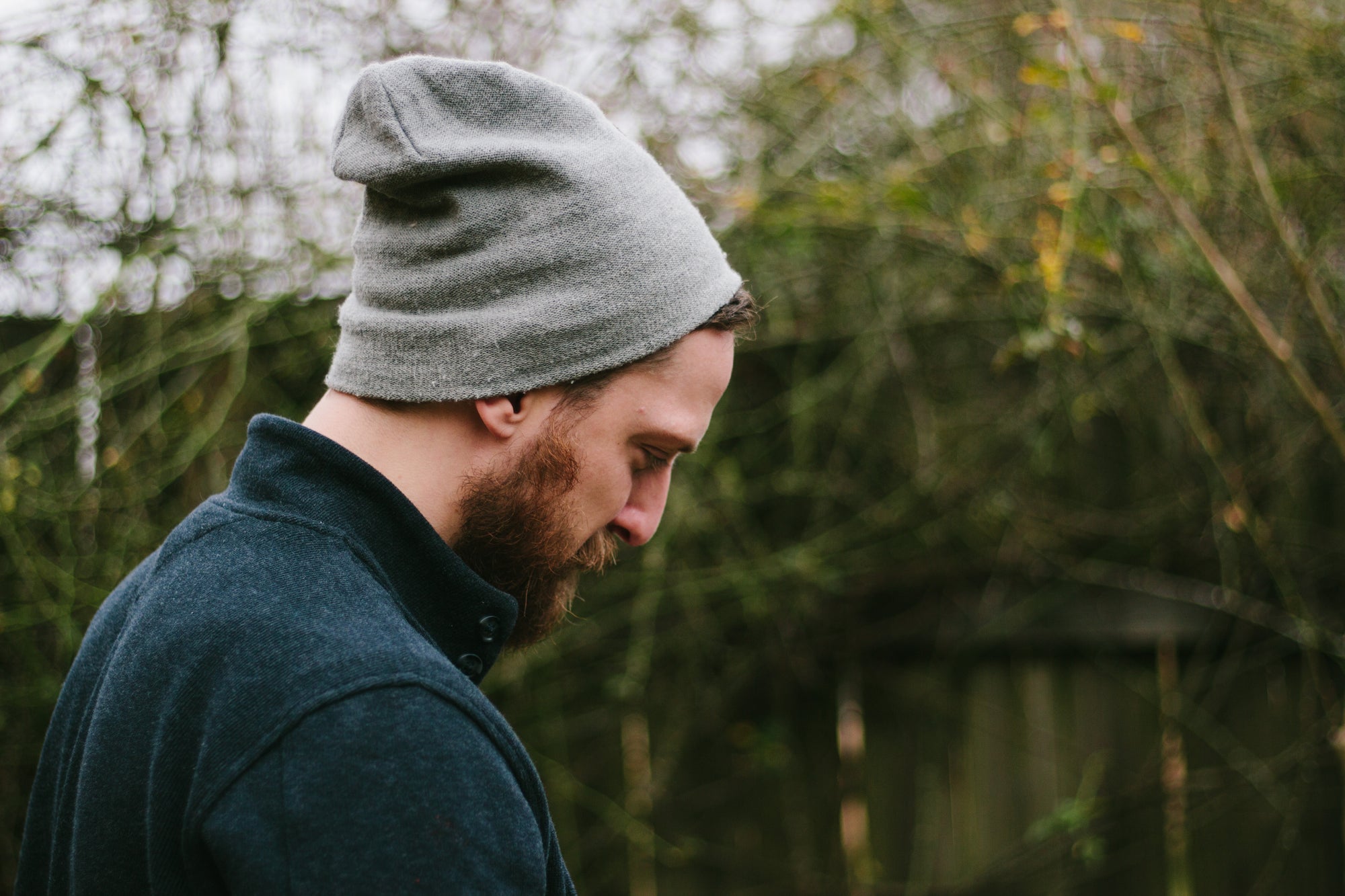 Man wearing a beanie