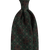 Mannergram - Dark Green Floral Printed Silk Tie - 3 Fold - The Suitcase