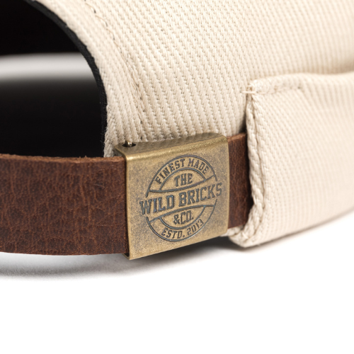 Wild Bricks - Ivory Brimless Cap - The Suitcase