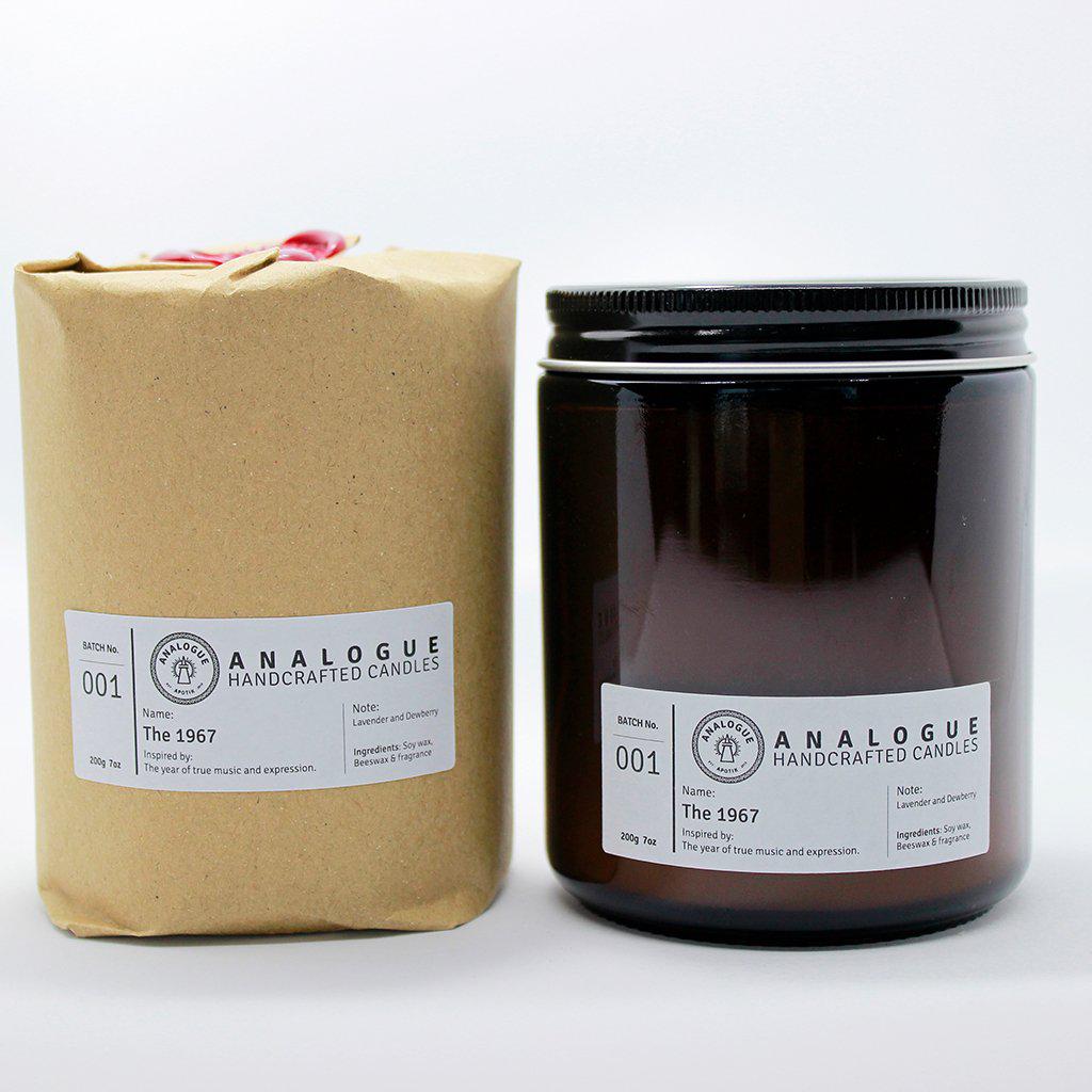Analogue Apotik - The 1967 Bee & Soy Wax Candle - The Suitcase