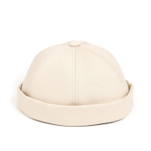 Wild Bricks - Ivory Brimless Cap - The Suitcase