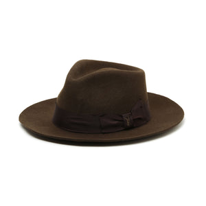 Tasteless Hat Co. - Brown Classic Fedora - The Suitcase