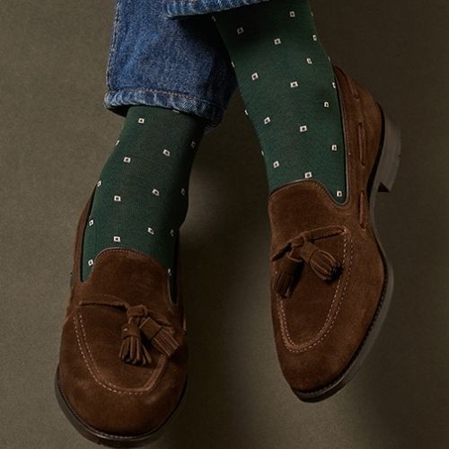 Edward Max - Green Box Socks - The Suitcase