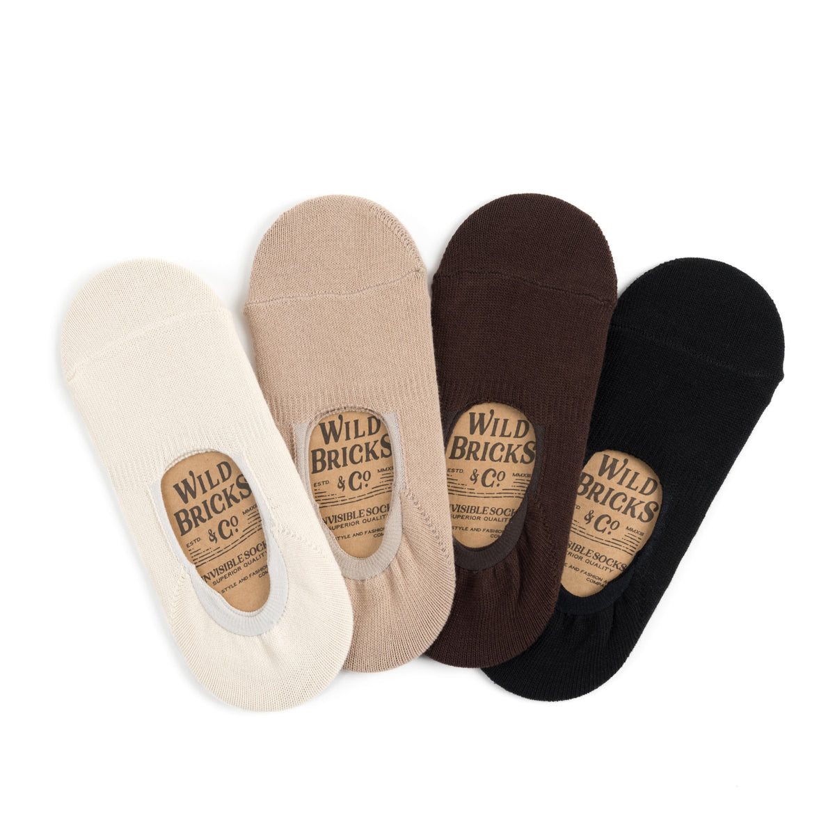 Wild Bricks - Invisible Socks Set - The Suitcase