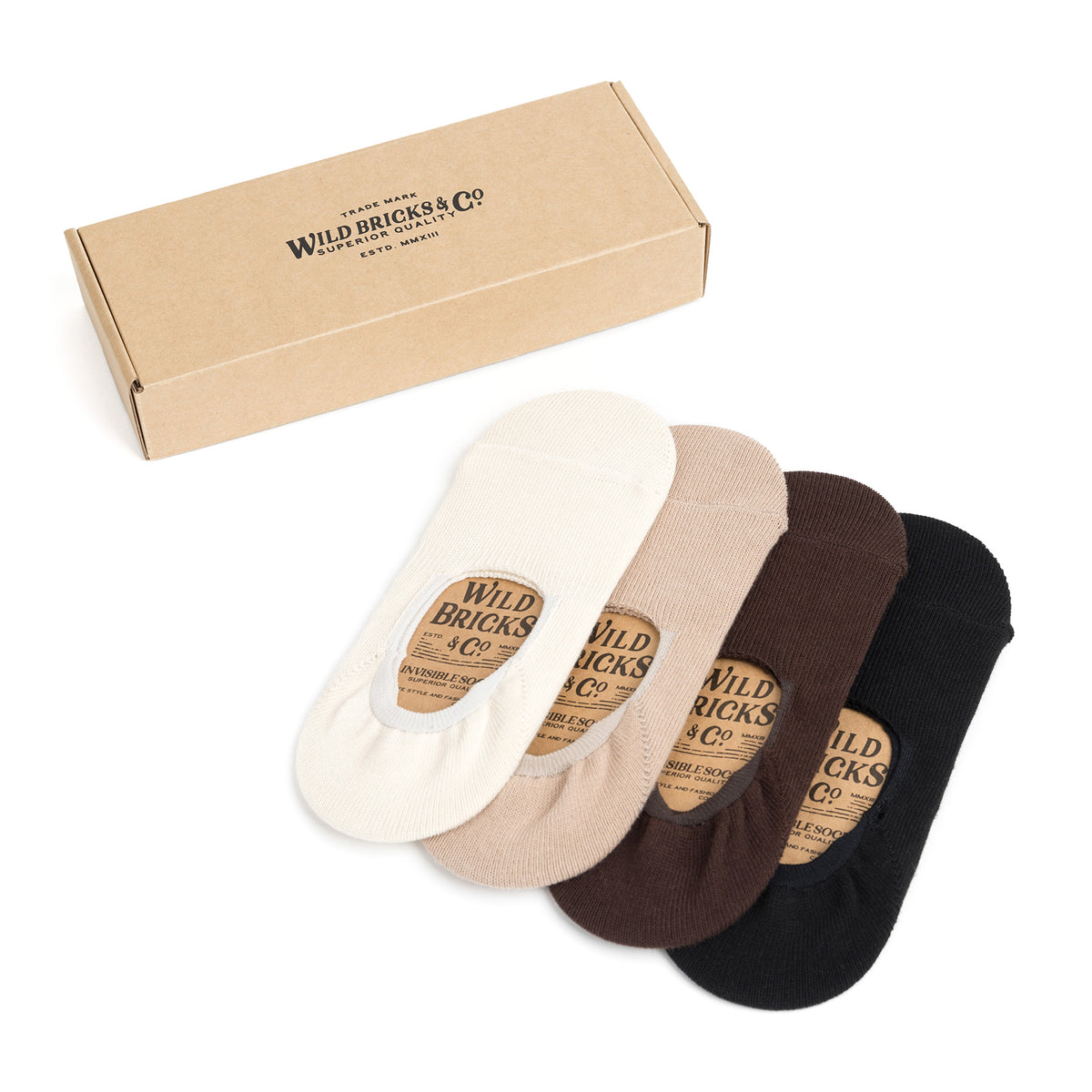 Wild Bricks - Invisible Socks Set - The Suitcase