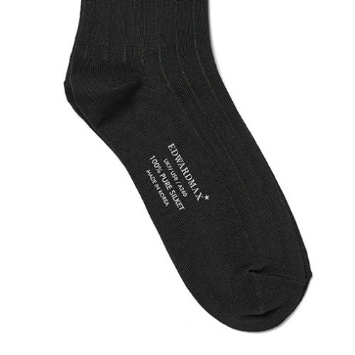 Edward Max - Black and Green Stripe Socks - The Suitcase