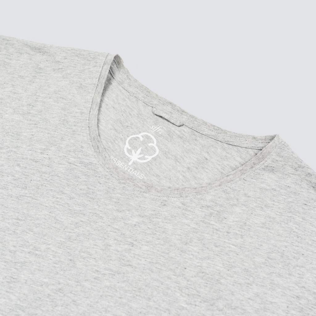 Sifr - Heather Grey Premium Pima Crew Neck - The Suitcase
