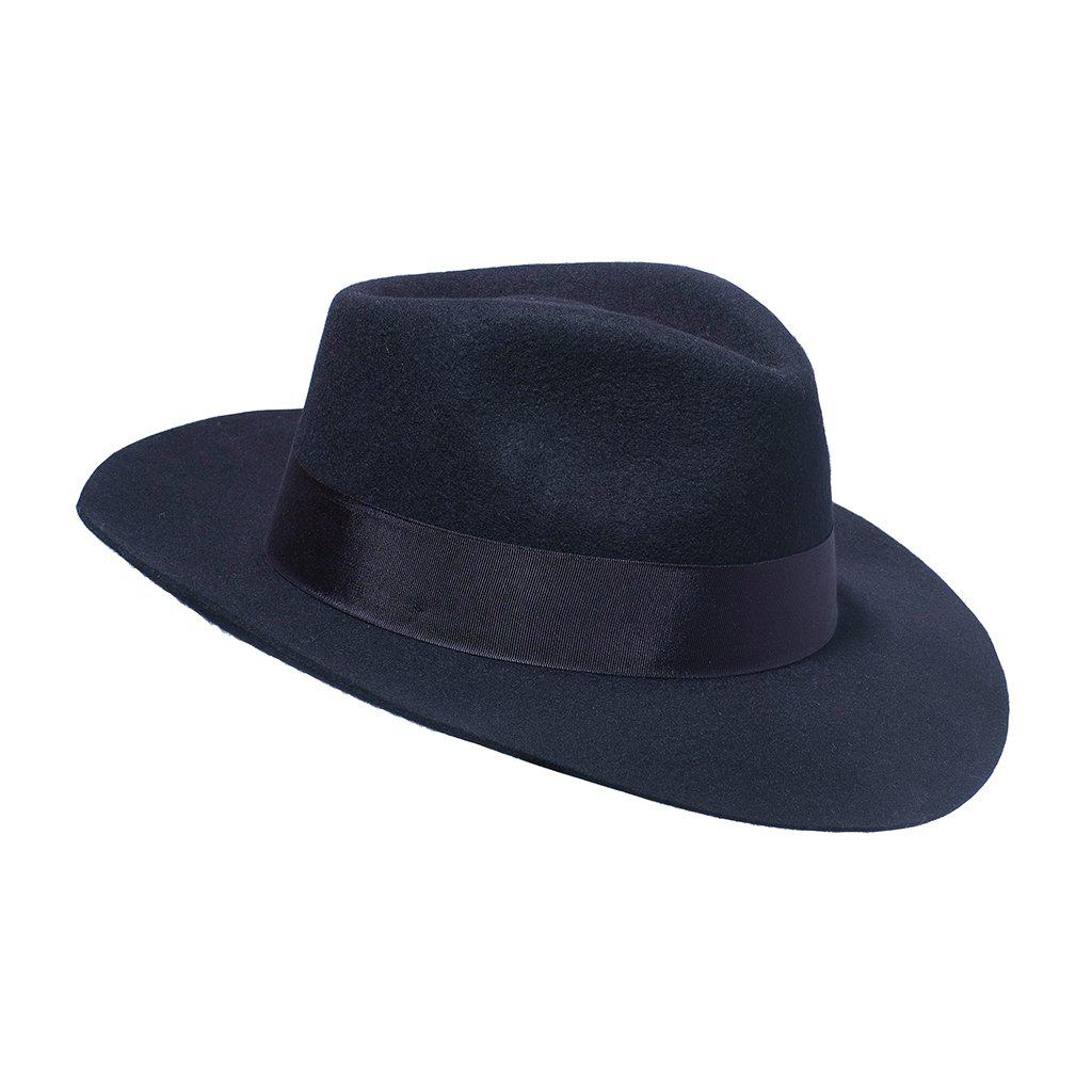 Tasteless Hat Co. - Navy Classic Fedora - The Suitcase