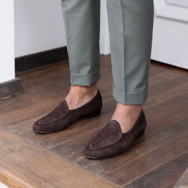 De Piede - Dark Brown Leuven Belgian Loafers - The Suitcase