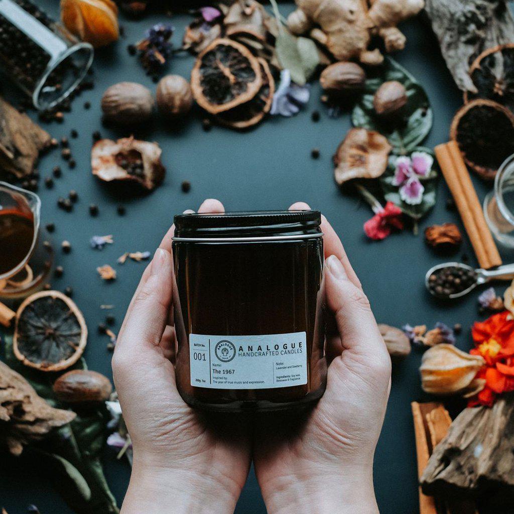 Analogue Apotik - The 1967 Bee & Soy Wax Candle - The Suitcase