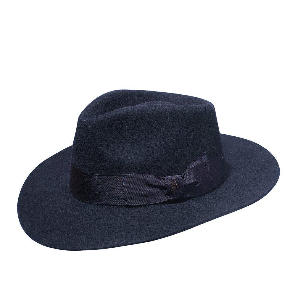 Tasteless Hat Co. - Navy Classic Fedora - The Suitcase